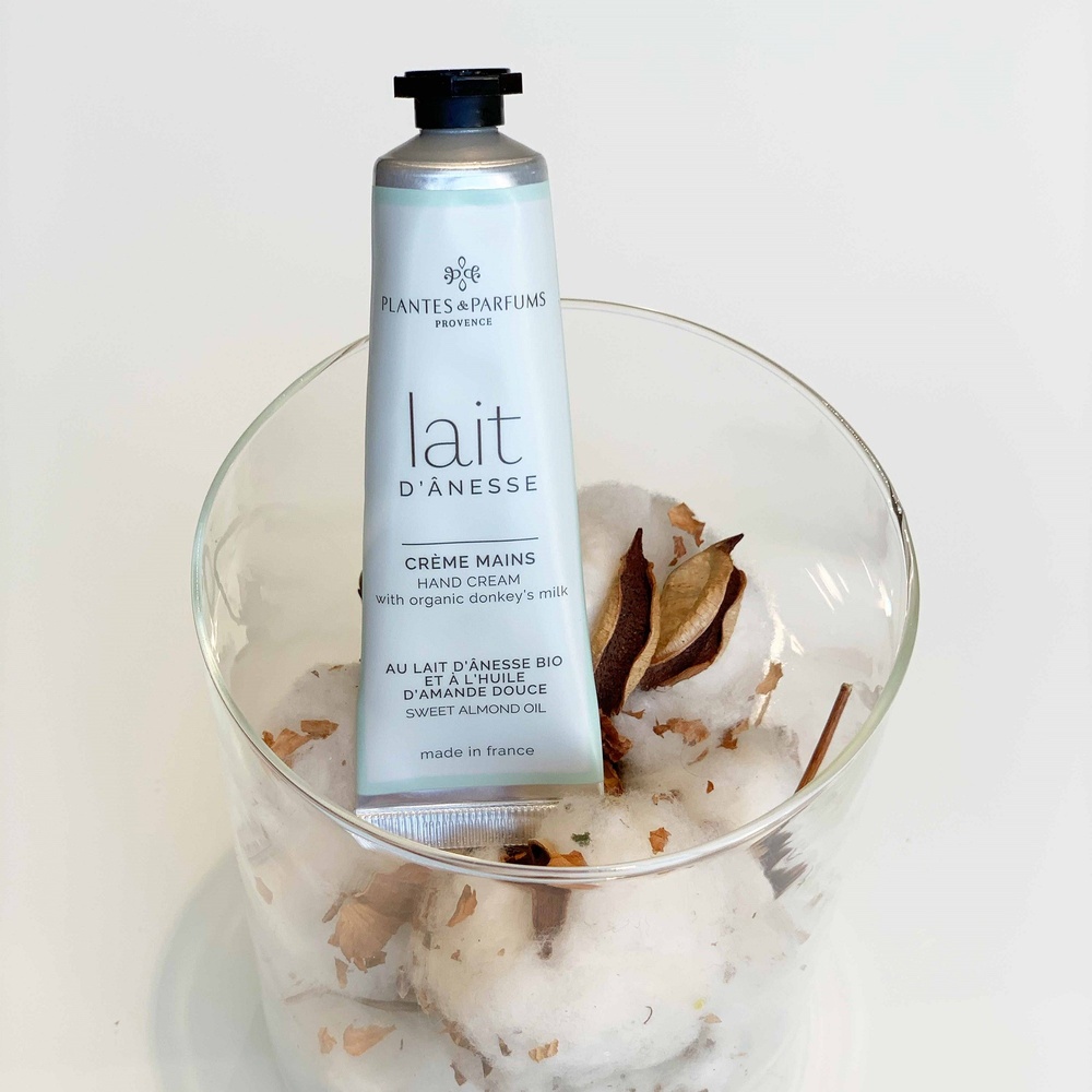 Plantes et Parfums Lait d’Ânesse & Huile d'Amande Douce Crème Mains