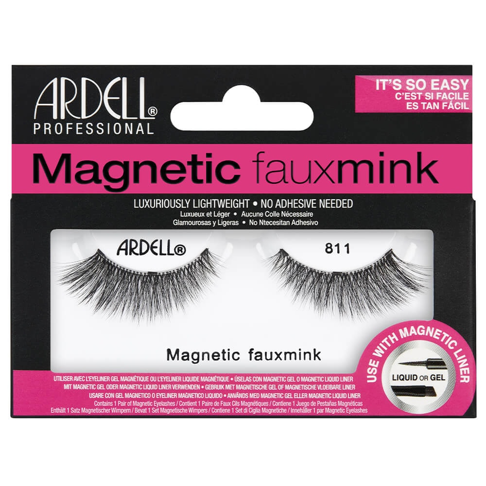 Ardell Faux-cils magnétiques simple frange Faux Mink 811 Faux-Cils Magnétiques avec aimants invisibles