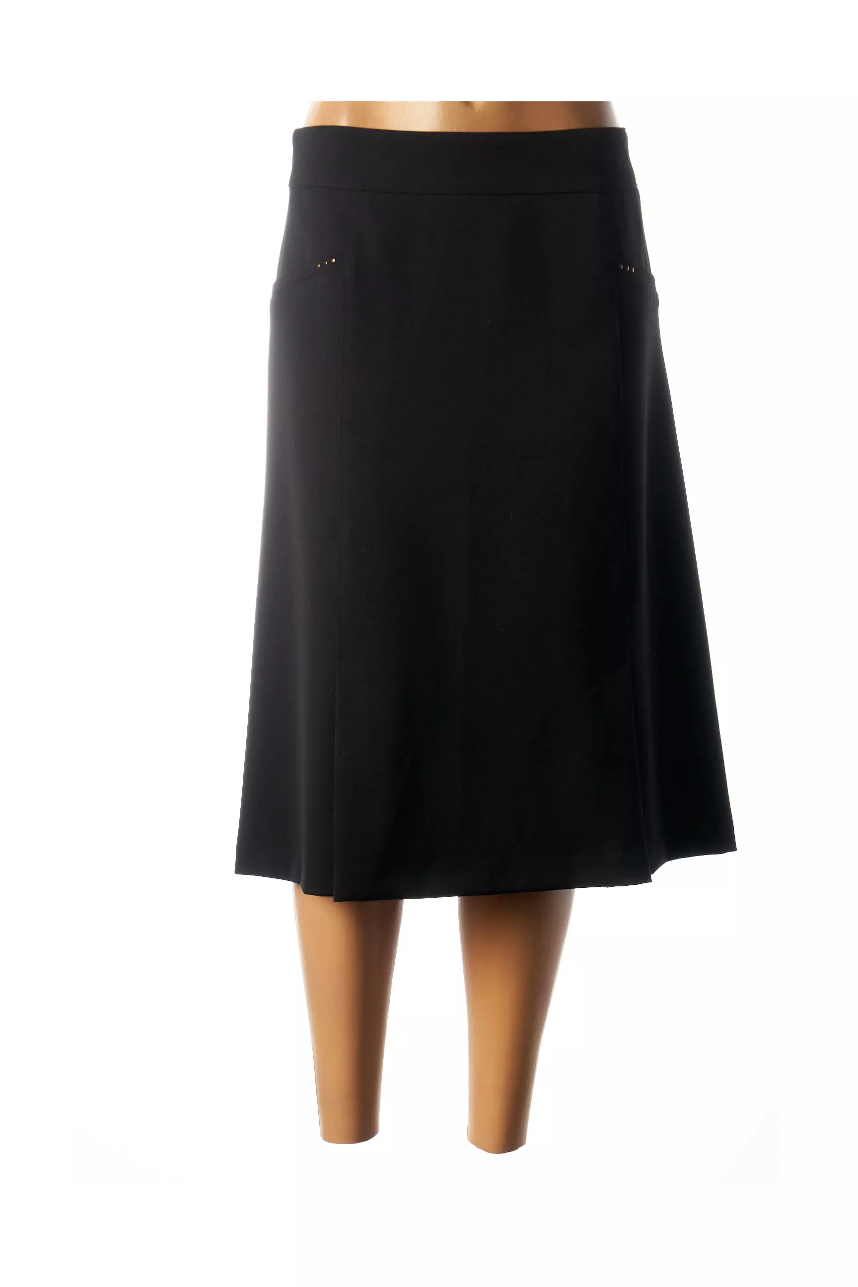 Gevana Jupes Mi Longues Femme couleur noir