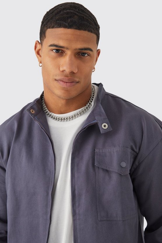 Kastiges Twill Overshirt