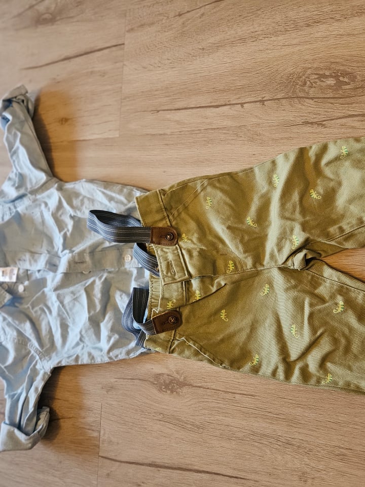carter's 2tlg. Outfit in Hellblau/ Grün günstig kaufen 74