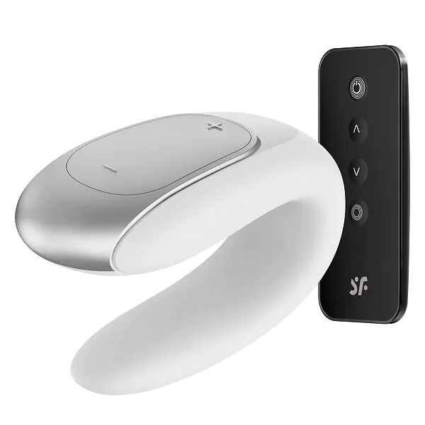 Satisfyer masažer Double Fun Connect aplikacija bijela