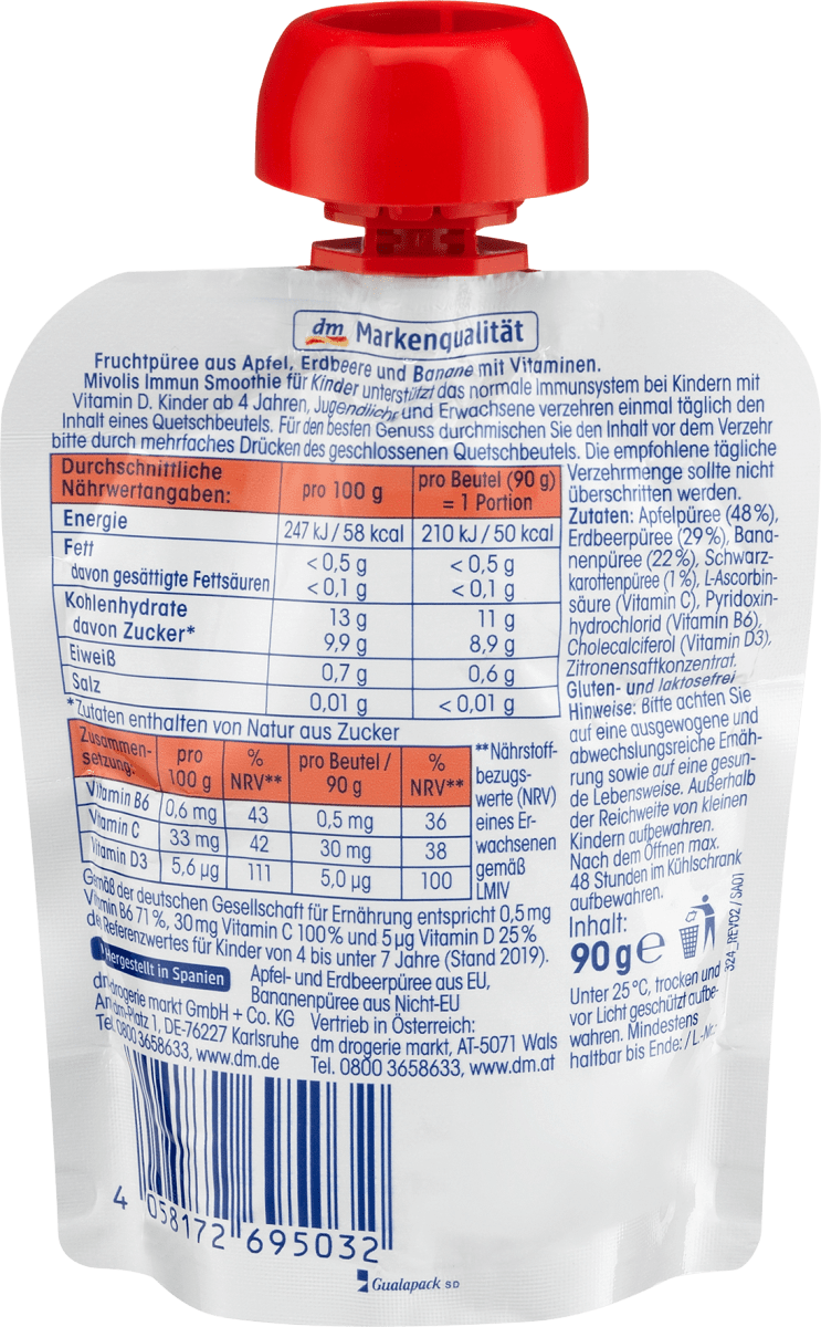 Kinder Immun-Smoothie, 90 g