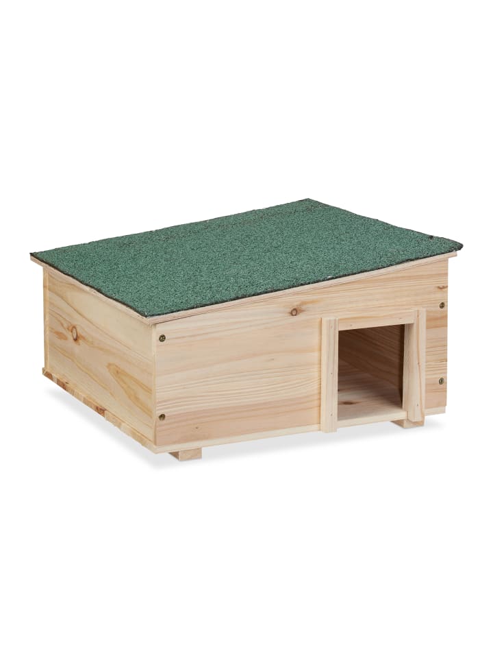 relaxdays Igelhaus in Natur - (B)40 x (H)21,5 x (T)40 cm günstig kaufen onesize