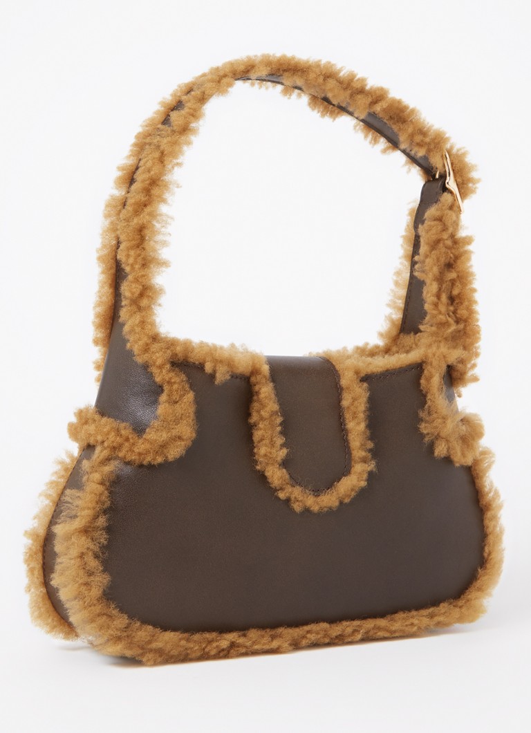 Borsa a tracolla Sandro in pelle con logo