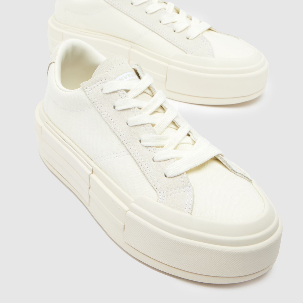 Converse – All Star Cruise – Vita sneakers med lädermotiv