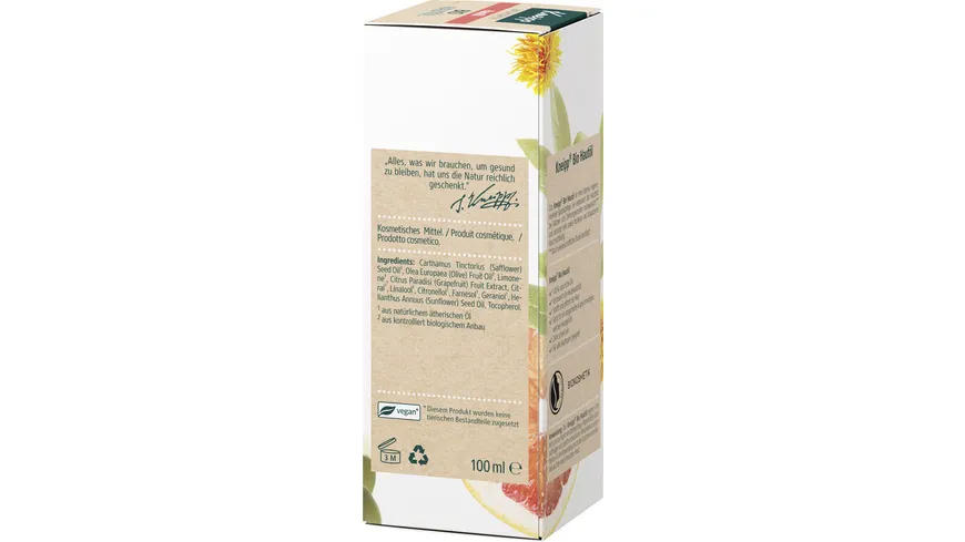 Kneipp Bio Hautöl Naturkosmetik 100 ml