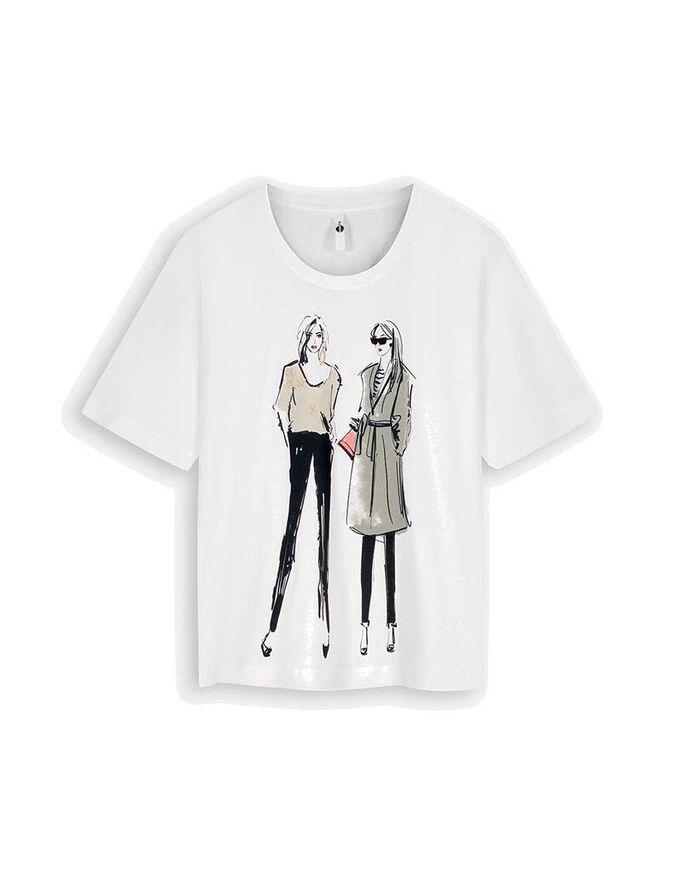 T-Shirt - Stickereien