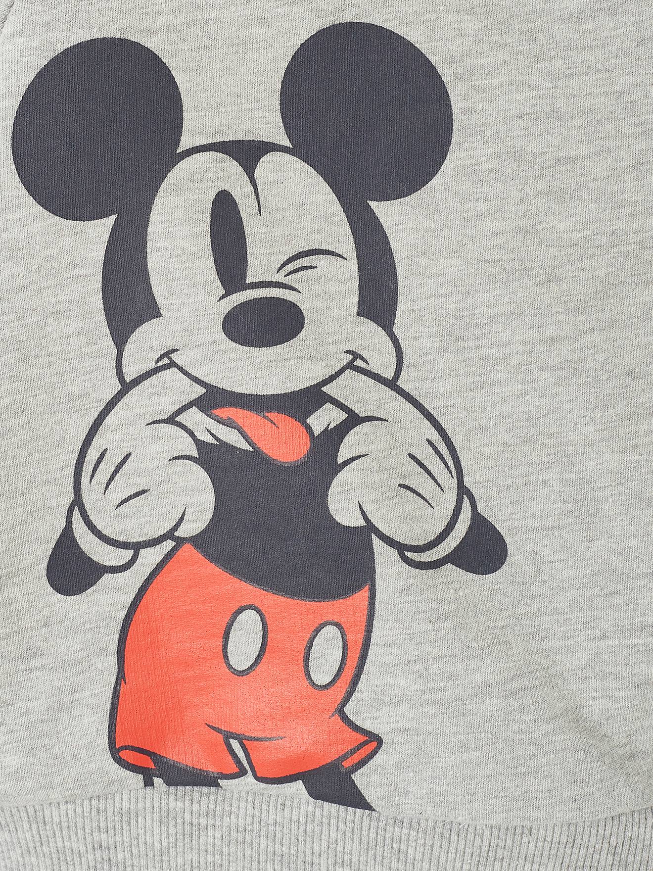 Mickey Baby Sweatshirt Disney MICKY MAUS - grau meliert