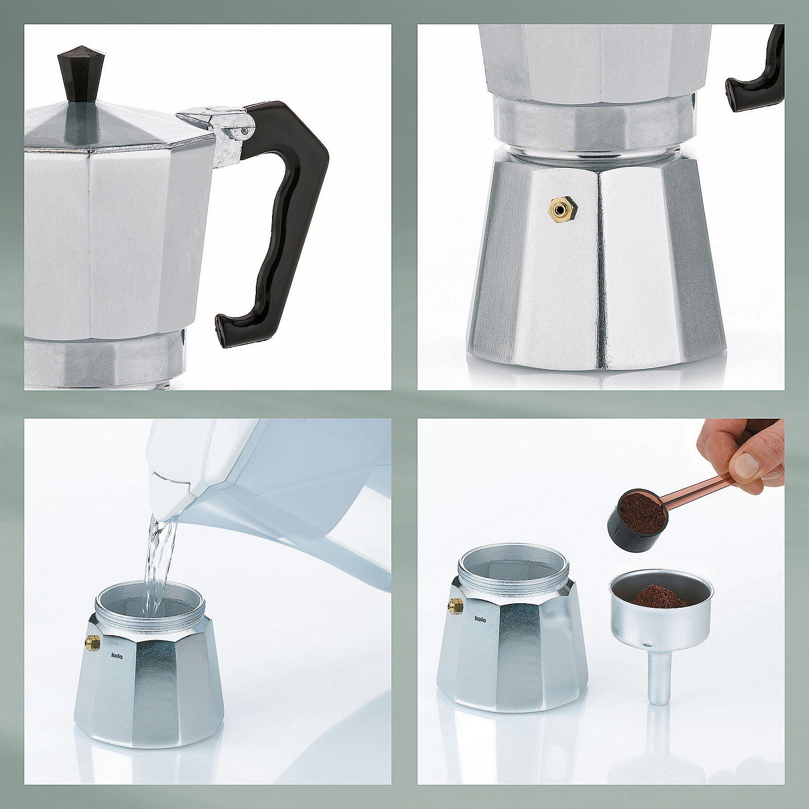 kela Espressokocher Italia, für 3 Tassen