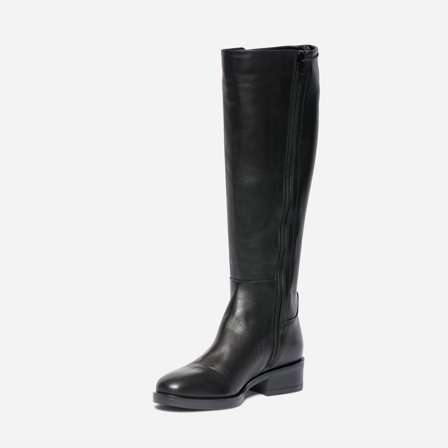 Botte noire en cuir