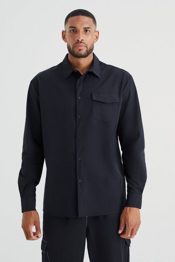 Tall smartes Stretch Utility-Overshirt