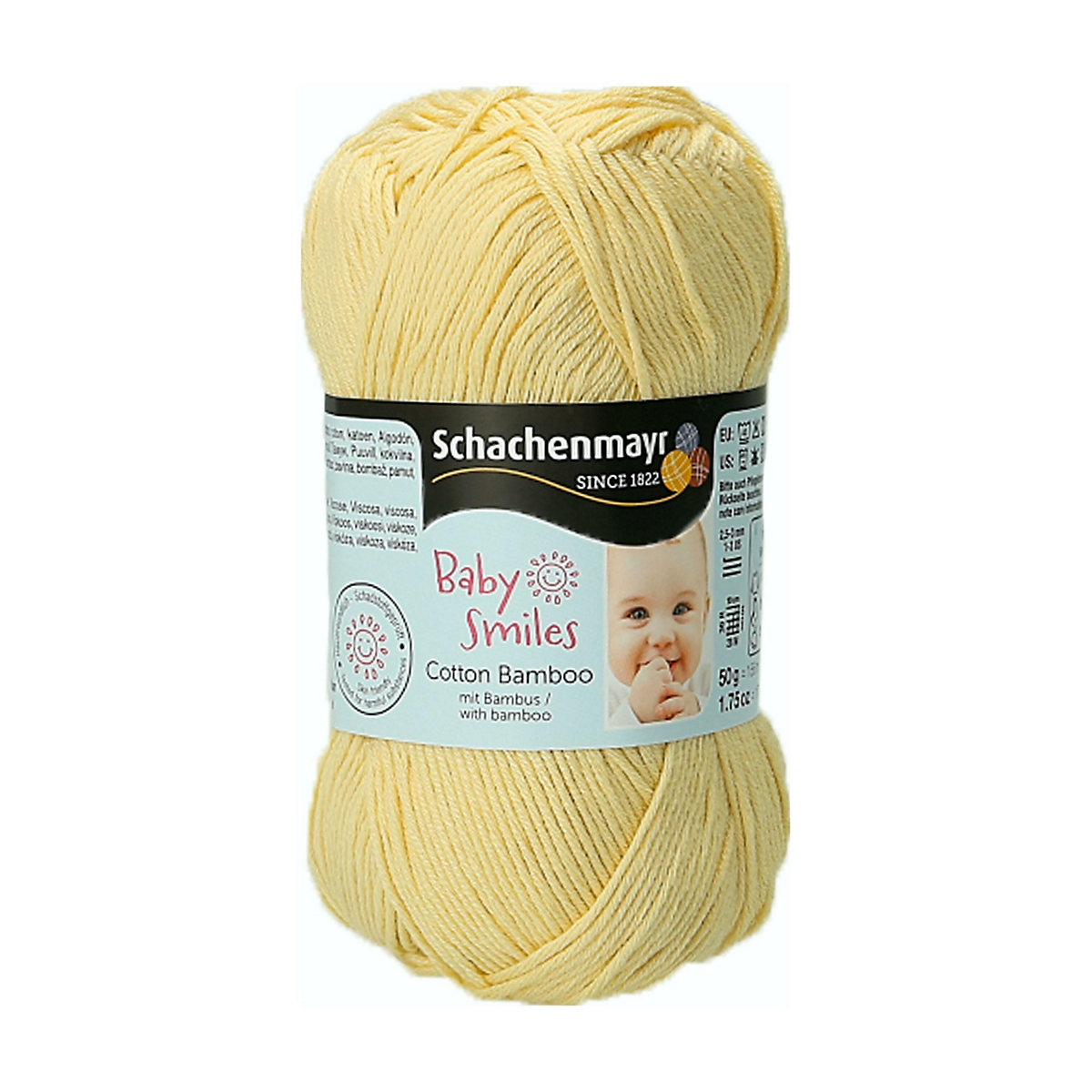 Handstrickgarne Baby Smiles Cotton Bamboo, 50g Vanilla