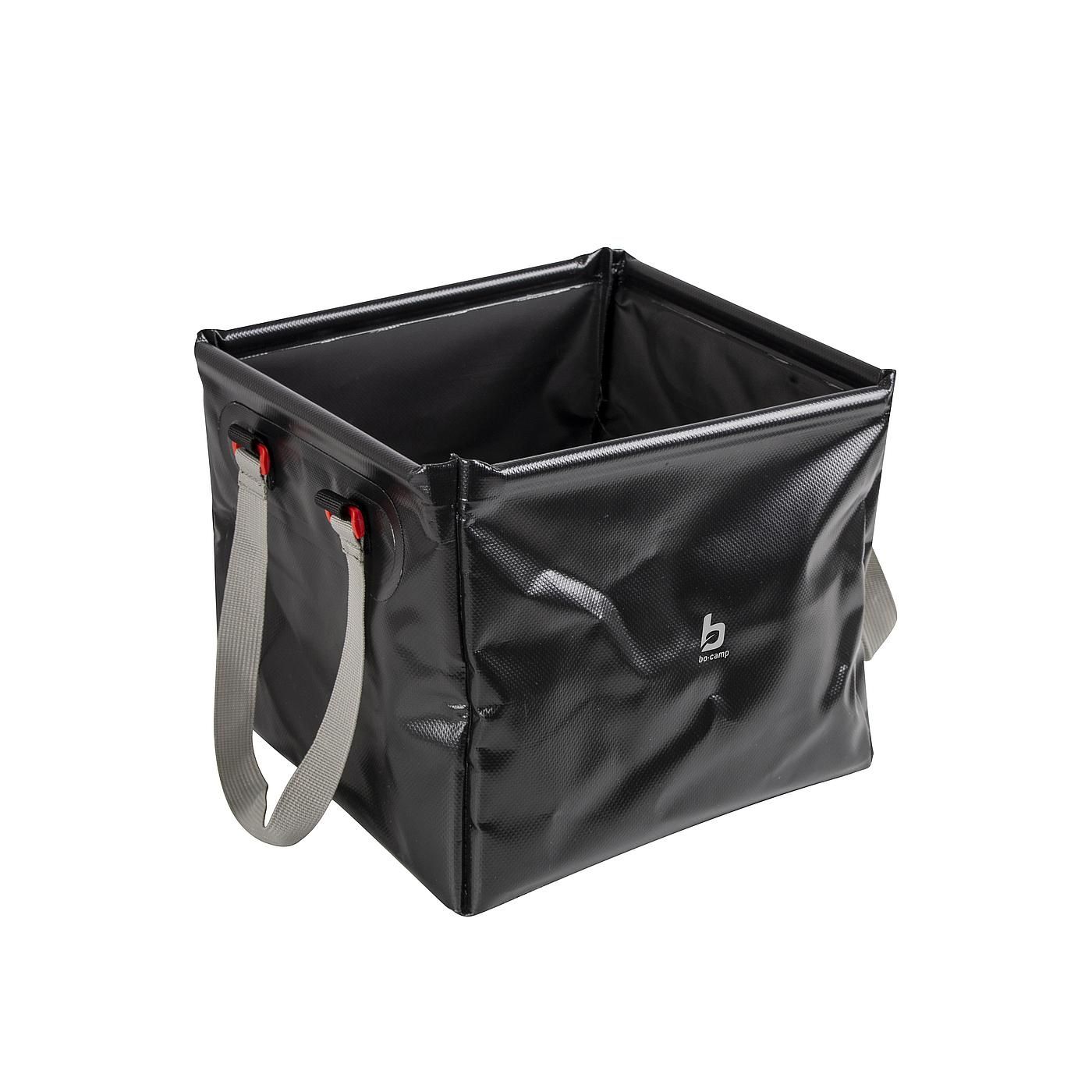 Bo-Camp 18 Liter schwarze faltbare Spülschüssel