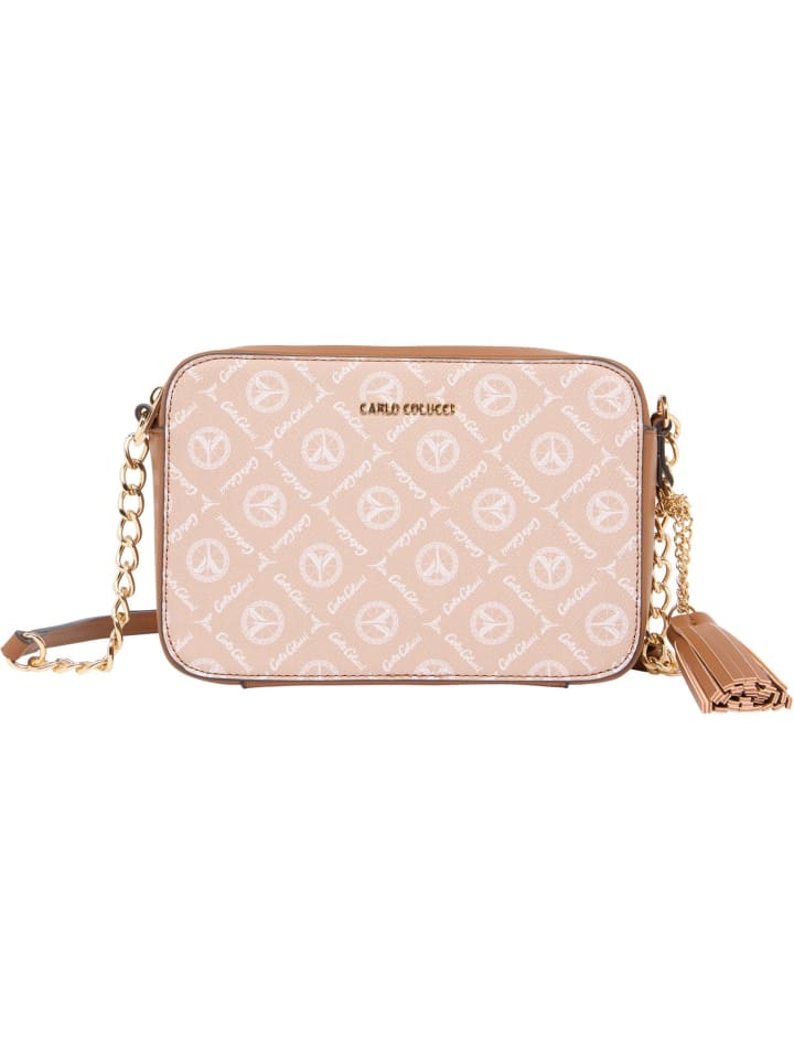 Carlo Colucci Kameratasche di Maura in Beige günstig kaufen onesize
