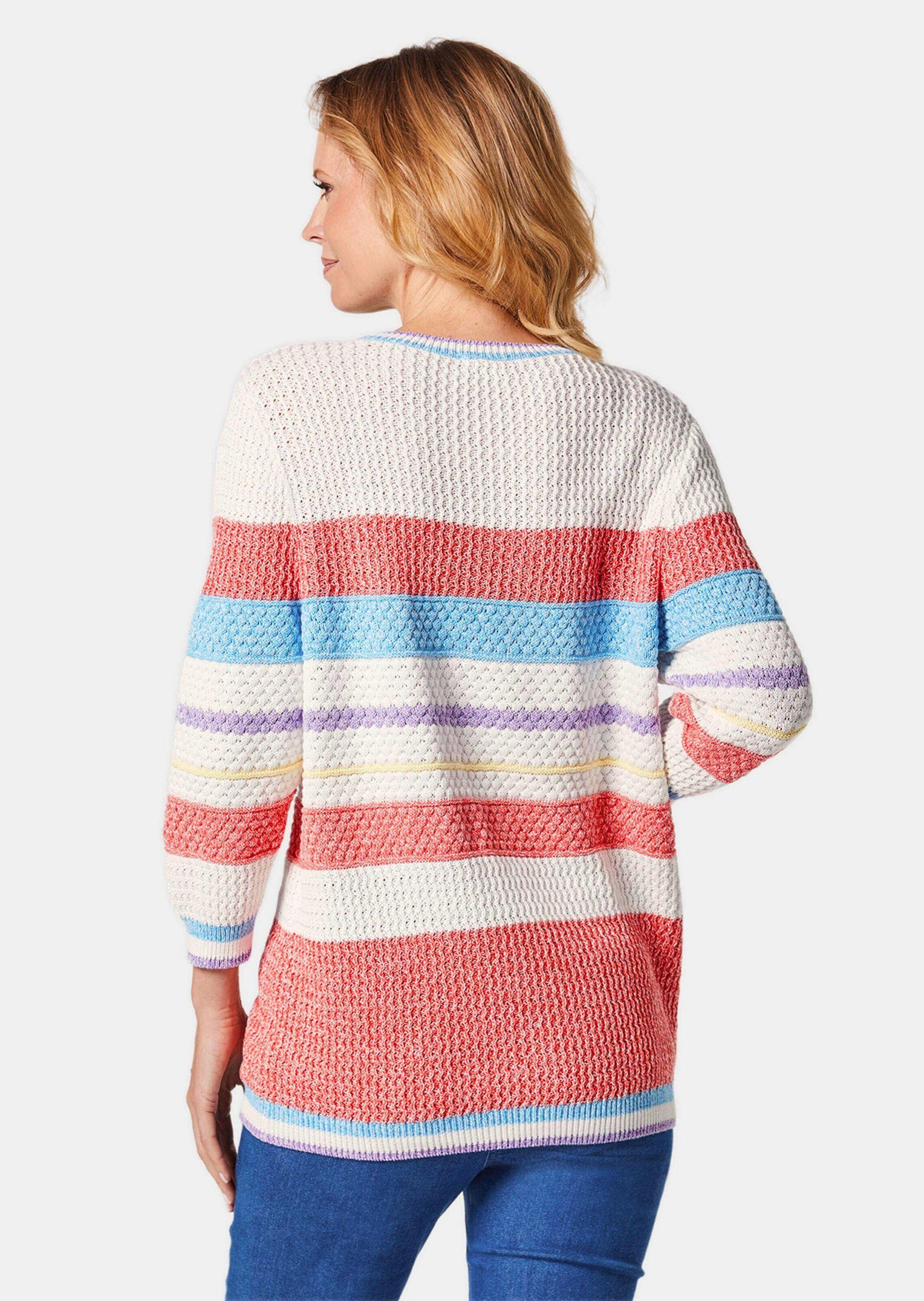 GOLDNER Strickpullover Kurzgröße: Pullover in hochwertiger Qualität