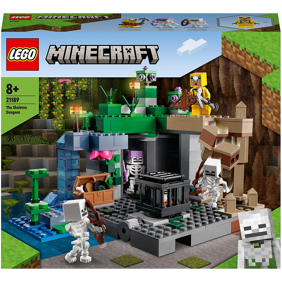 LEGO® Minecraft 21189 Das Skelettverlies