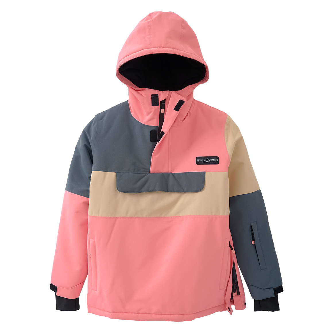 Kinder Schneejacke mit Farbteilern