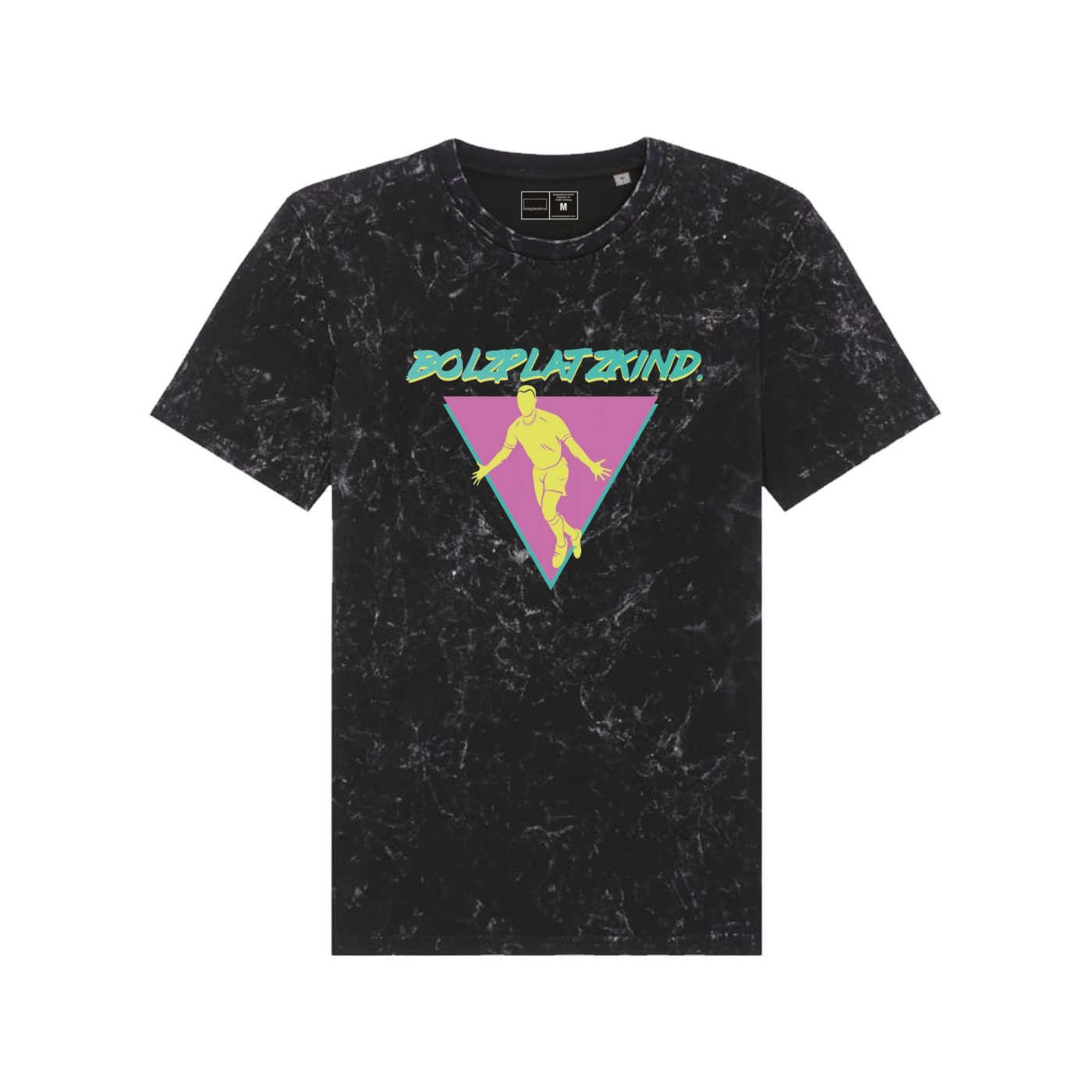 Bolzplatzkind "80er Jahre" Cheers T-Shirt Schwarz