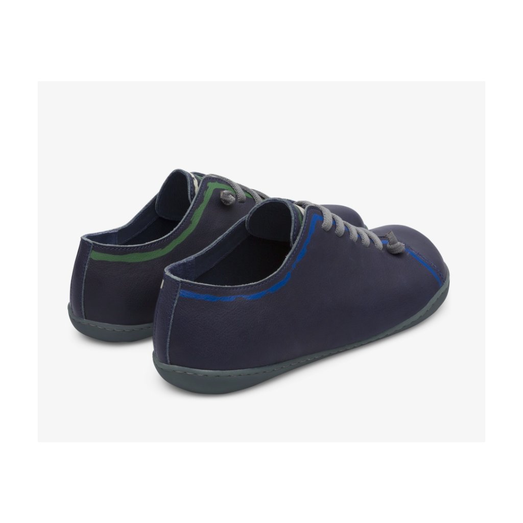 Camper Peu Twins Blau (K100715-002) Barfuß-Halbschuhe