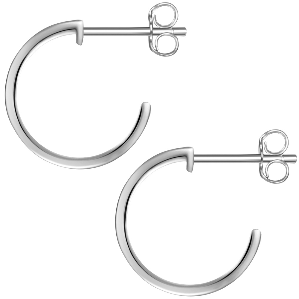 Glanzstücke München Créoles en argent Argent sterling en Argent Boucles d'oreilles