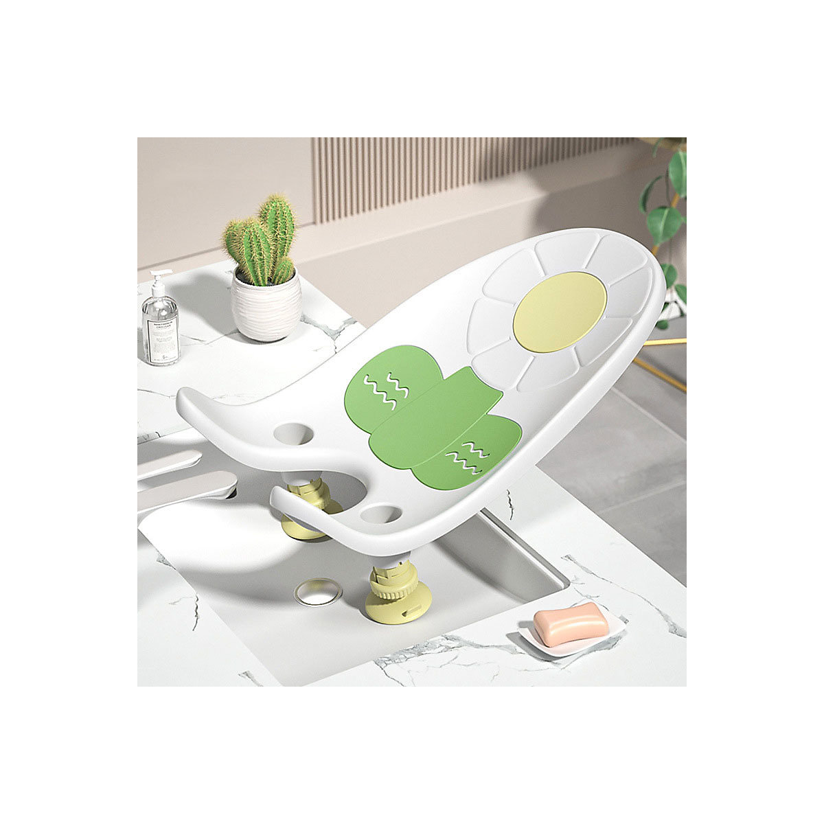 Babybadewanne Reinigen Baby wash bum neugeborenes Baby multifunktionale waschen pp Badewanne kann sitzen und liegen