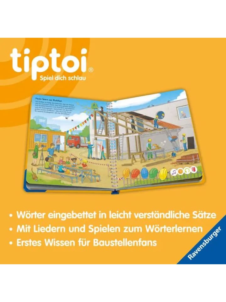 Ravensburger tiptoi® Mein Wörter-Bilderbuch - Baustelle günstig kaufen onesize