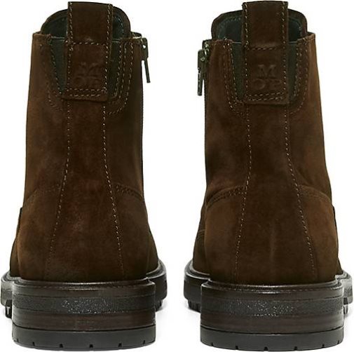 Marc O'Polo Schnürstiefel aus edlem Velours-Rindleder