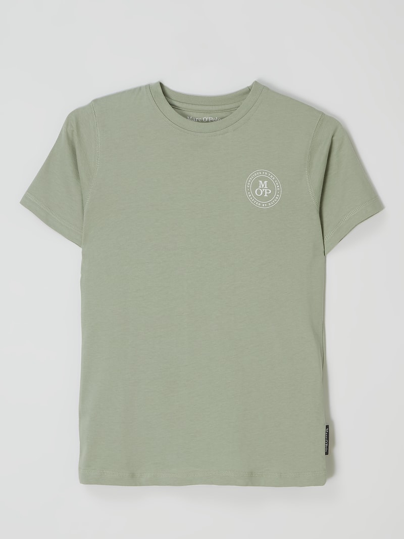 T-Shirt aus Bio-Baumwolle in schilf