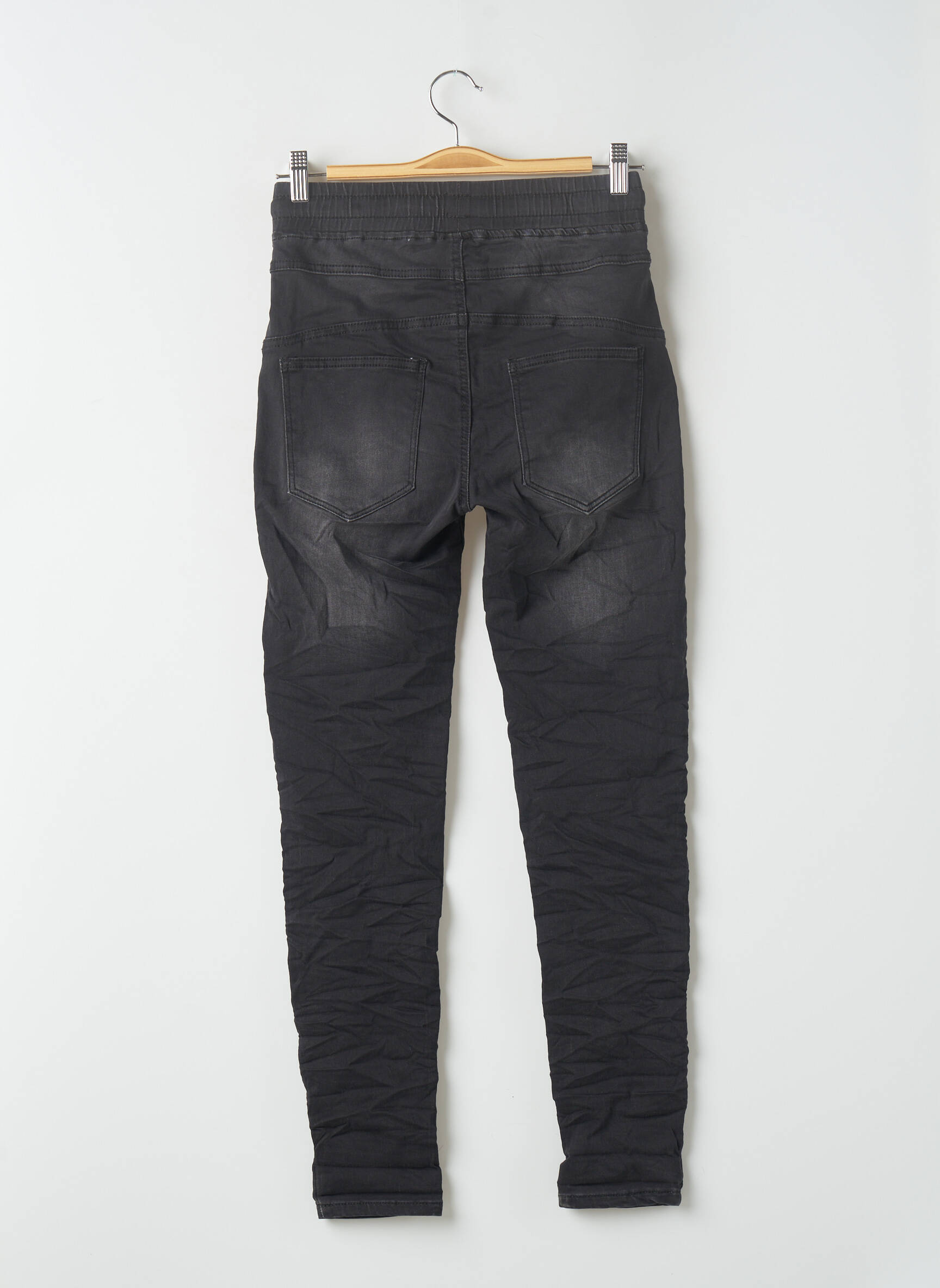 Denim Jeans Coupe Slim Femme couleur noir