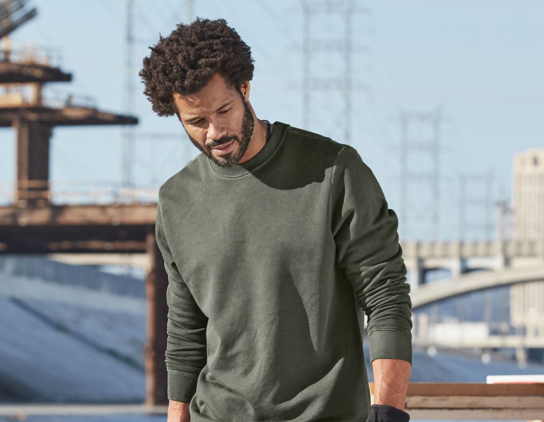 e.s. Sweatshirt vintage poly cotton
