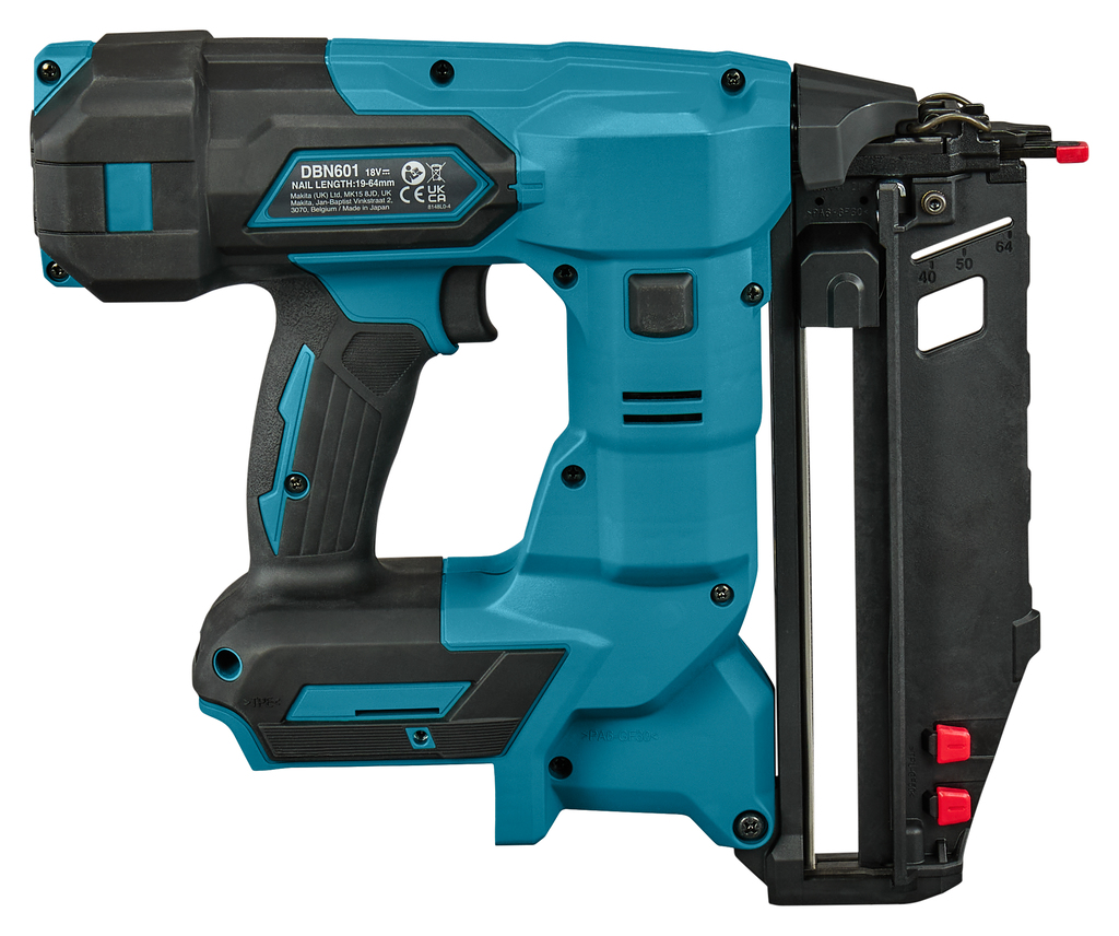 Pistolet de cuie fără fir Makita DBN601ZJ LXT 18V fără baterie și încărcător, în cutie Mbox