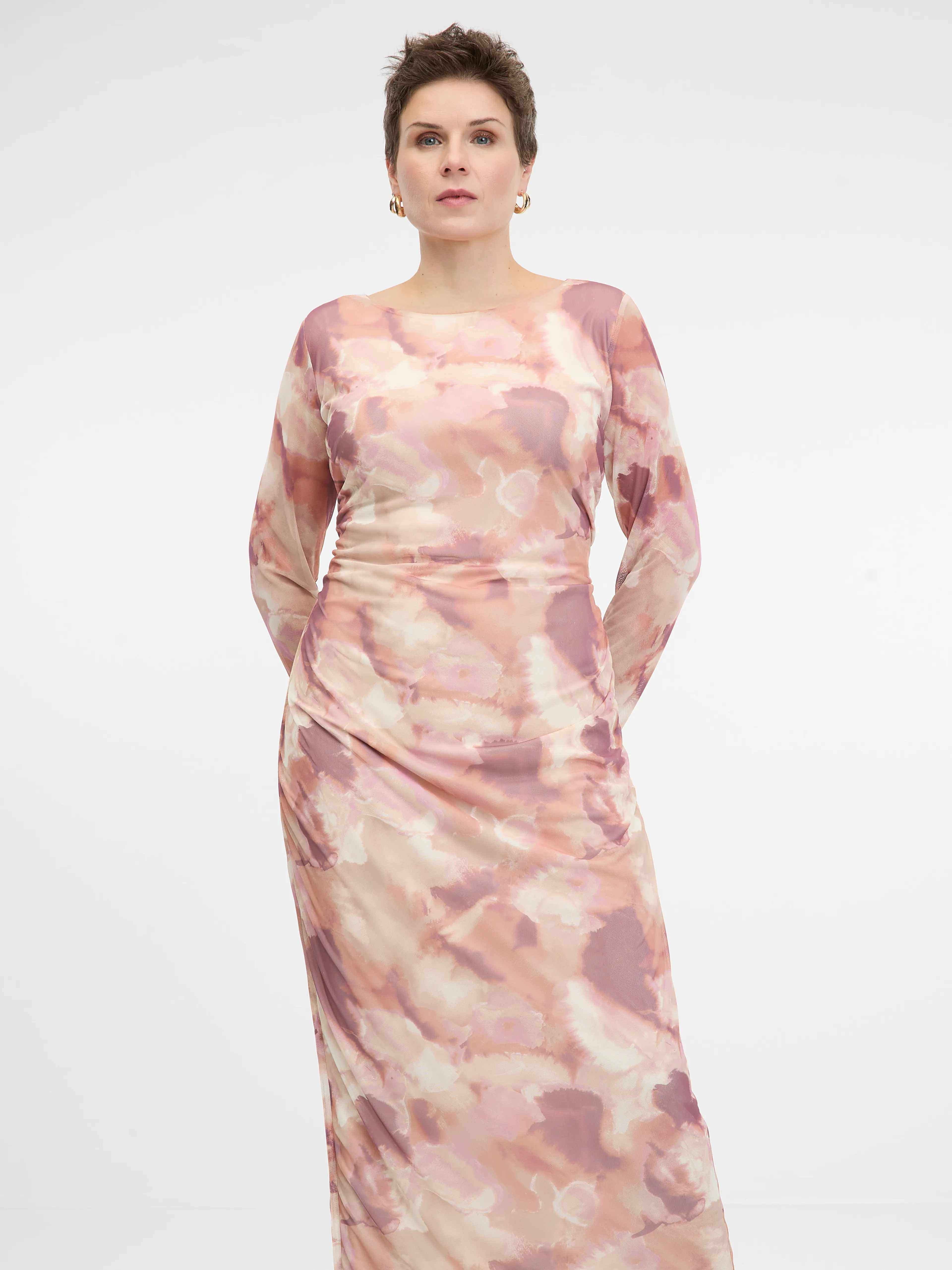 Hellrosa Midikleid ORSAY