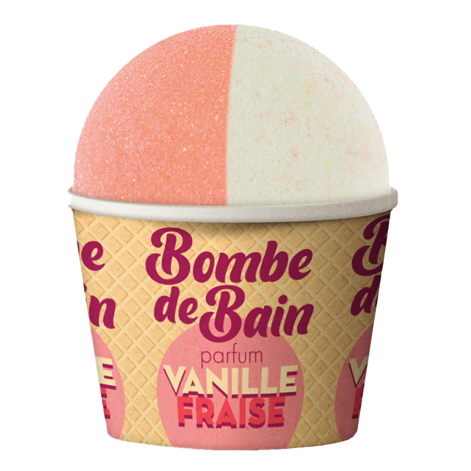 Les Petits Bains de Provence Vanille Fraise Bombe de Bain