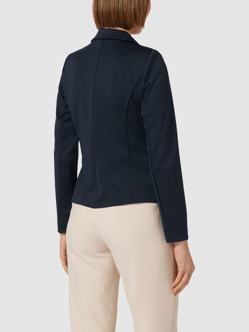 Blazer mit Paspeltaschen in marineblau