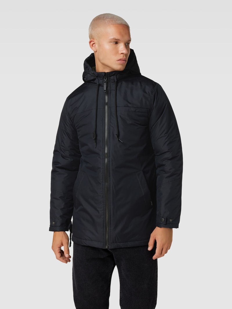 Jacke mit Reißverschluss in schwarz