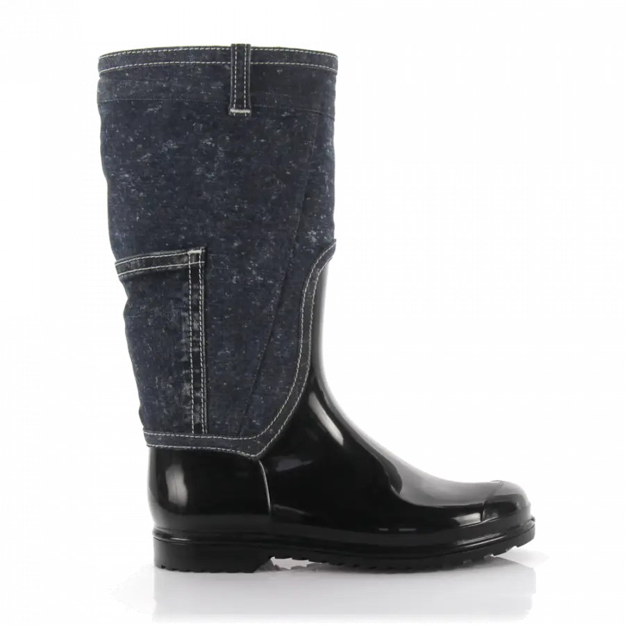 Dolce & Gabbana - Stiefel schwarz blau - blau