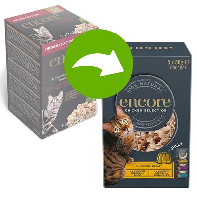 Encore Cat Jelly Pouch Mix 5 x 50 g