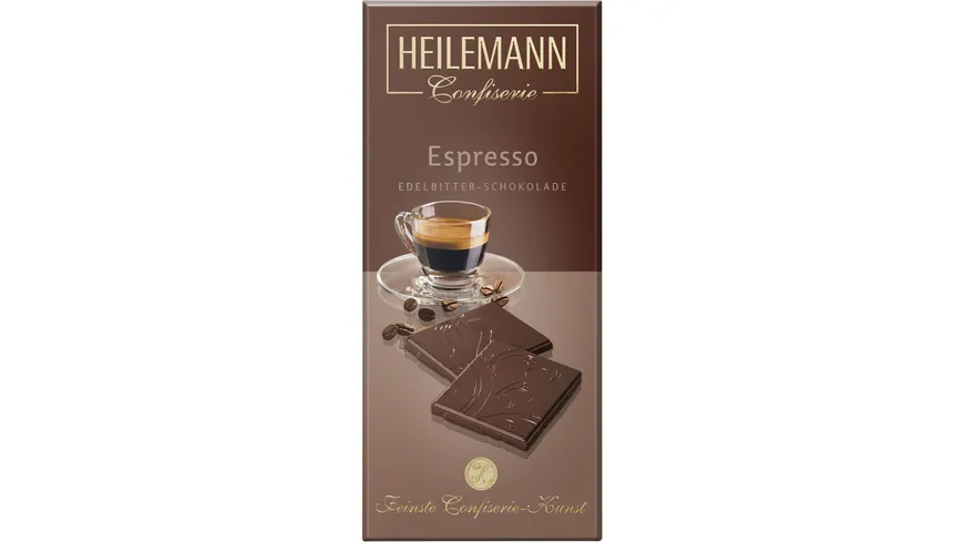 Heilemann Espresso Edelbitter-Schokolade 80 g