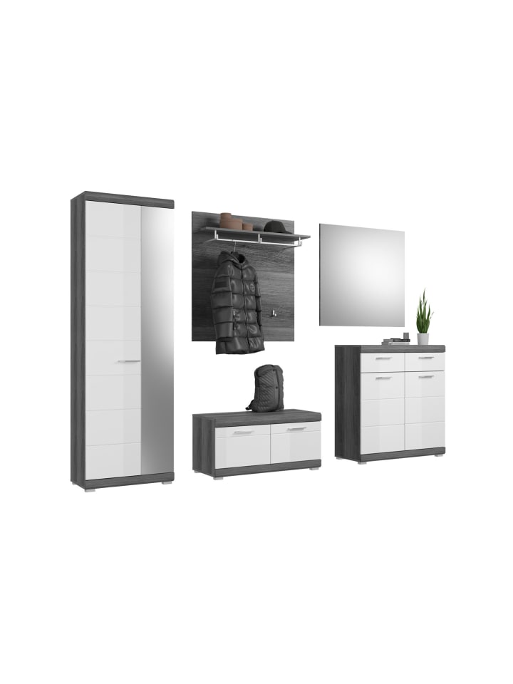 ebuy24 Garderobenaufstellung Scout Grau 272 x 40 cm günstig kaufen onesize