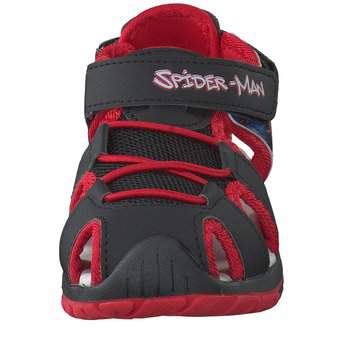 Spiderman Sandale in schwarz