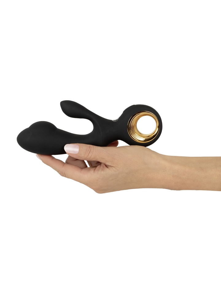 You2Toys Rabbitvibrator Inflatable Rabbit Vibrator in schwarz günstig kaufen 18 cm