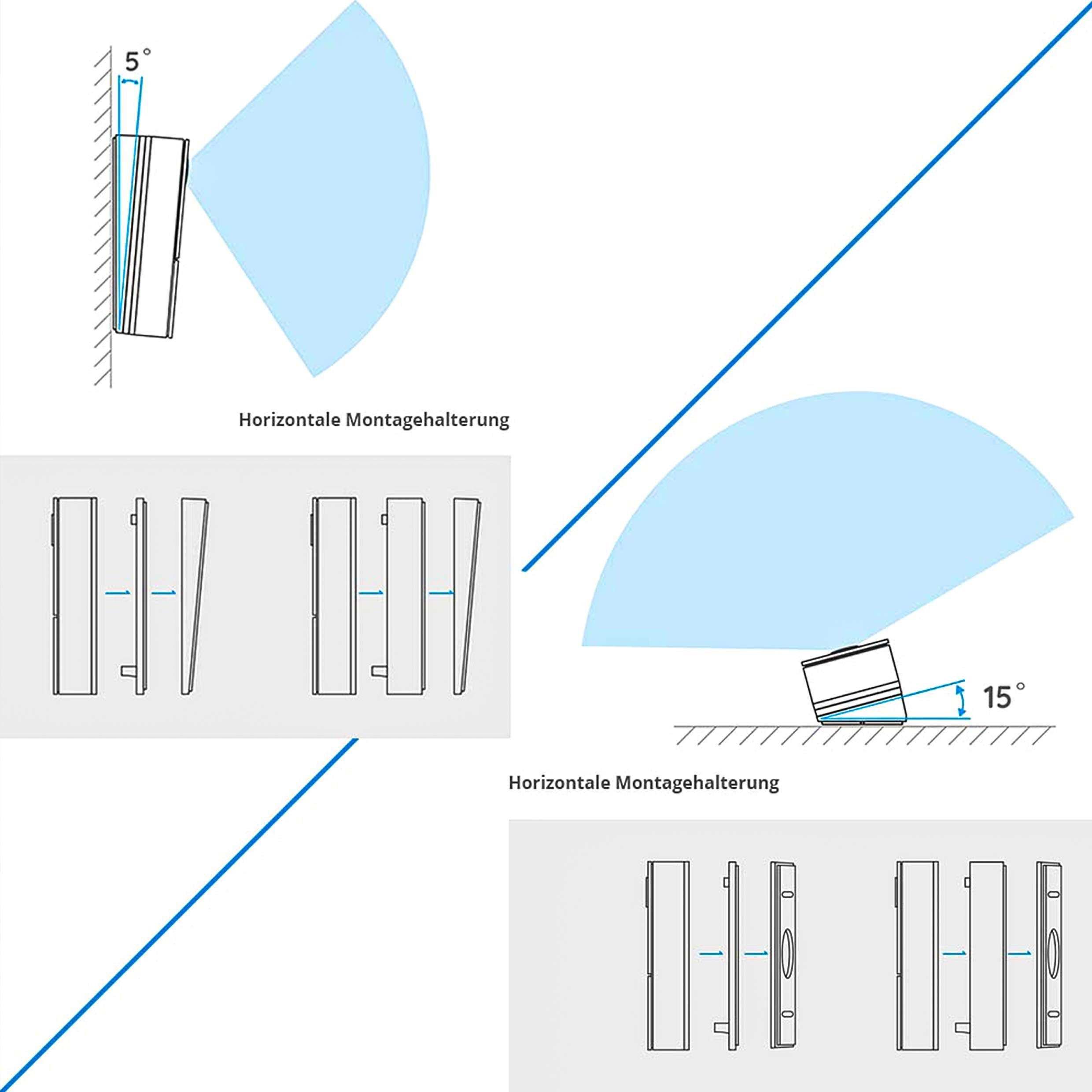 Foscam VD1 4 MP Dual Band WLAN Videotürklingel Smart Home Türklingel (Außenbereich, Innenbereich, P2P-Funktion, Echtzeit-Alarm, 2-Wege-Audio, Wetterfest IP65, Ultra-Weitwinkelobjektiv)