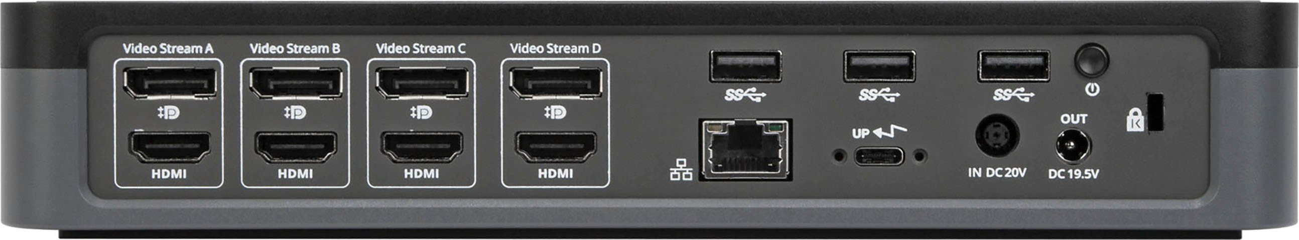 Targus Laptop-Dockingstation USB-C Universal Quad 4K (QV4K) Docking Station