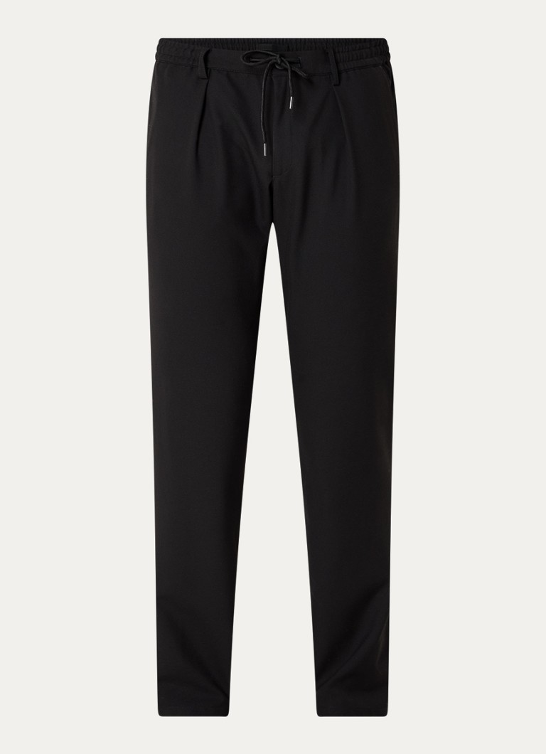 Pantaloni chino Profumo slim fit cu buzunare laterale