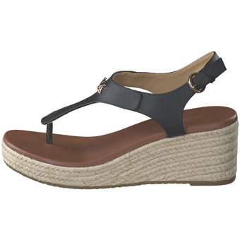 Michael Kors Laney Thong Keilsandale in schwarz