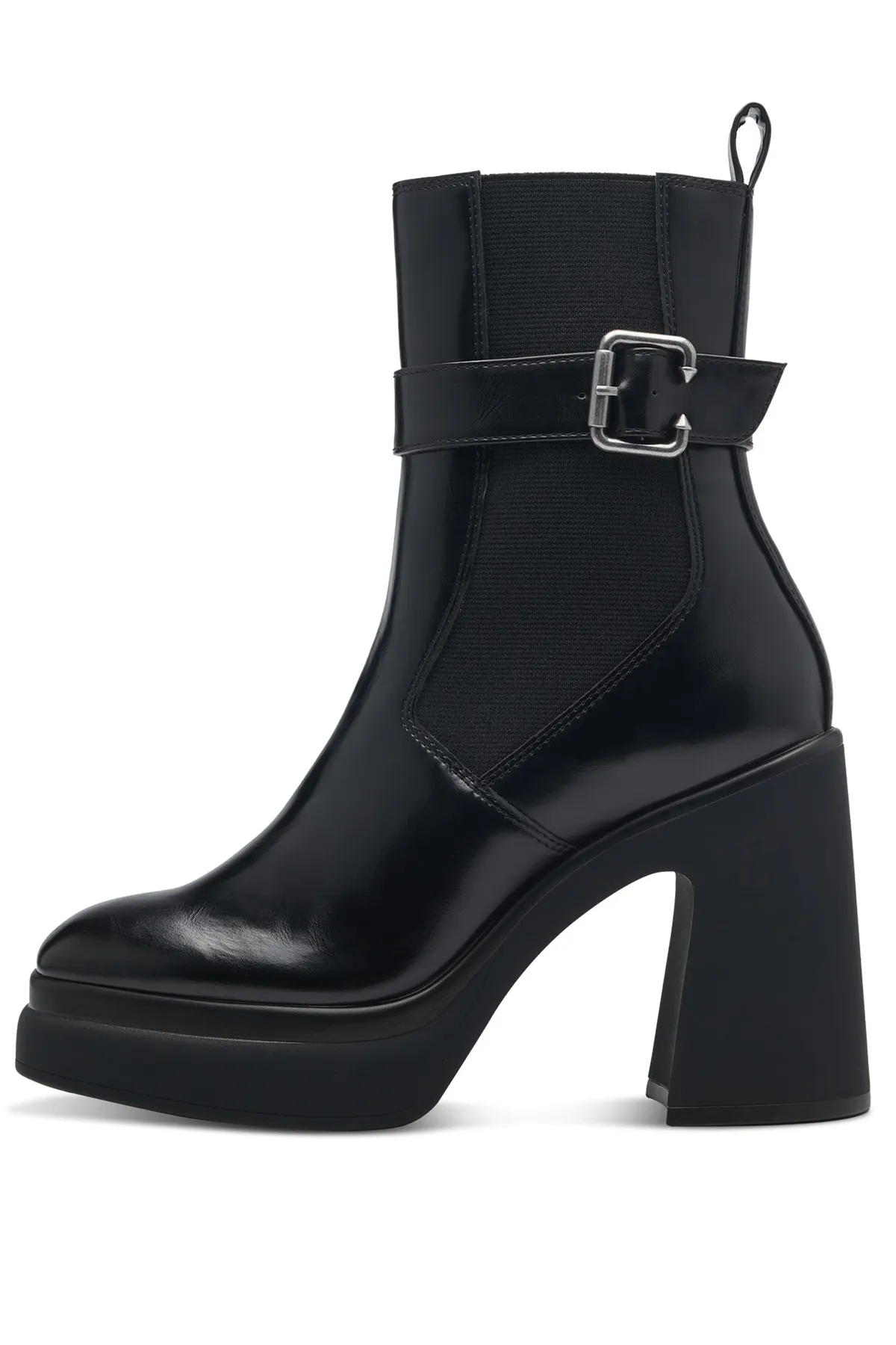 Tamaris  Stiefelette - Schwarz - Flacher Absatz
