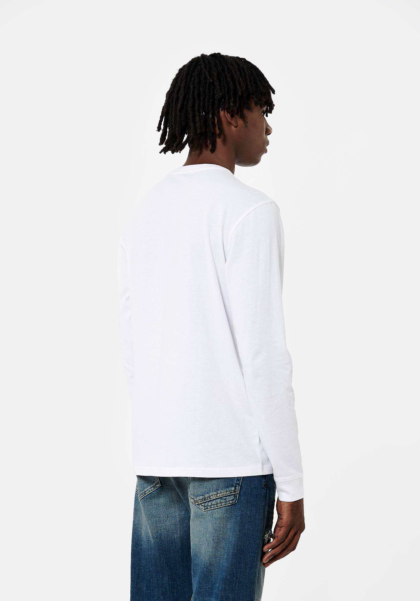 PERES  T-shirt blanc Homme en 100% coton bio