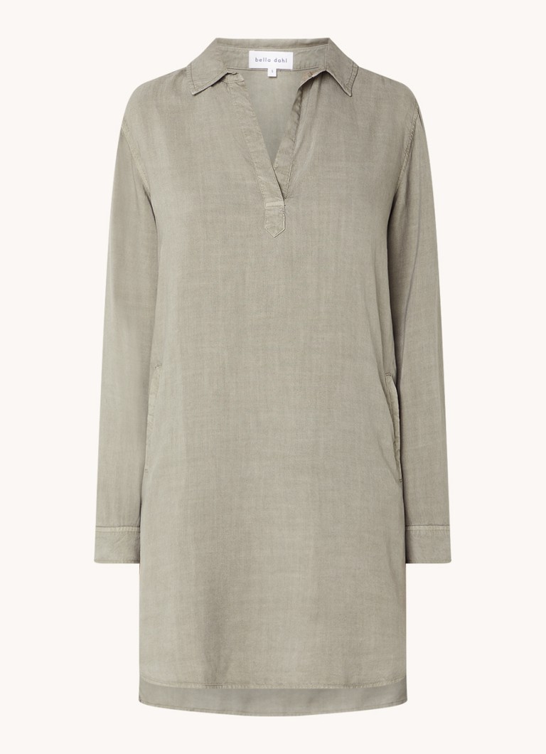 Rochie scurtă tunică Bella Dahl Lyocell