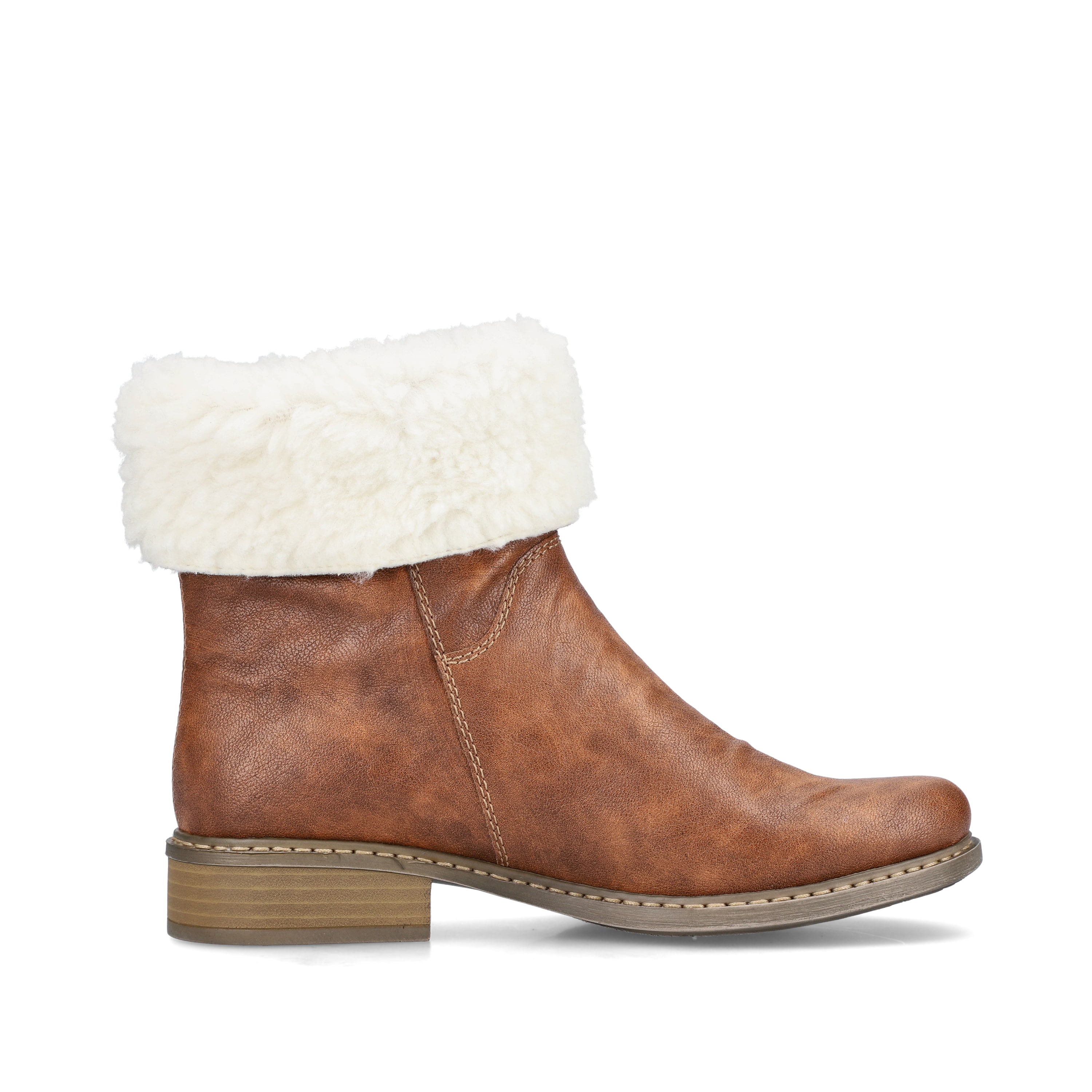 Rieker Damen Kurzstiefel kastanienbraun